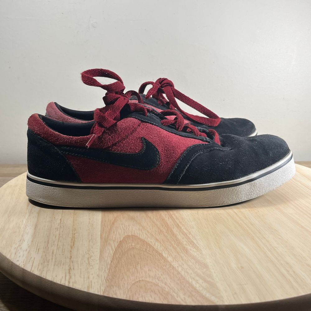 Nike SB Paul Rodriguez Mens 8.5 Shoes Black Suede Casual Skate Sneakers